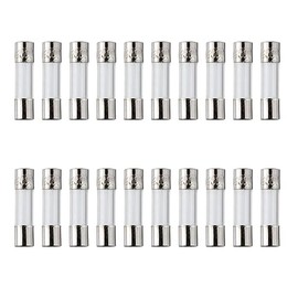 20Pcs 0.5A 5x20mm Fast Blow Glass Fuse 500mA 250V Fast Acting F0.5AL250V