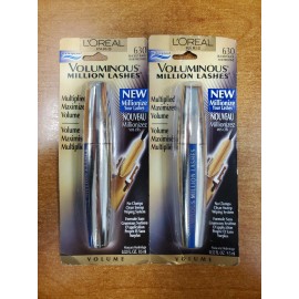 L'Oréal 2Pk: L'Oreal Voluminous Million Lashes Mascara WP #630 Blackest Black 5499-R8P6a