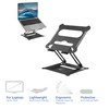 ACT AC8140 Foldable Aluminium Laptop Stand, Height-Adjustable Laptop Stand, up