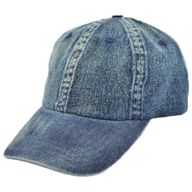 Euro Accessories Men's Denim Baseball Cap Buckle Adjustment - One Size