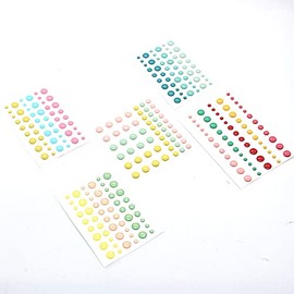 KSCRAFT Colorful Enamel Dots Stickers for Scrapbooking/Card Making Embellishment Project DIY Craft