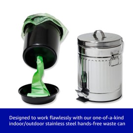 Pet Fit For Life Small Trash Bags, 3 Plastic Dog Waste Basket Liner Rolls with 10 Small Garbage Bags on Each Roll - 30 1.3 Gallon Trash Can Bags for Outdoor, Garage, Yard Bathroom or Bedroom Trash Can