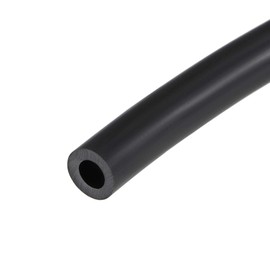 sourcing map Lubricating Oil Hose, 4mm ID x 7mm OD 3.3ft Rubber Water Hose Tubing Black