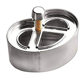 IBILI CORTAPASTAS BREZEL, Stainless Steel, Silber, 6.5 x 4.5 x 6.5 cm