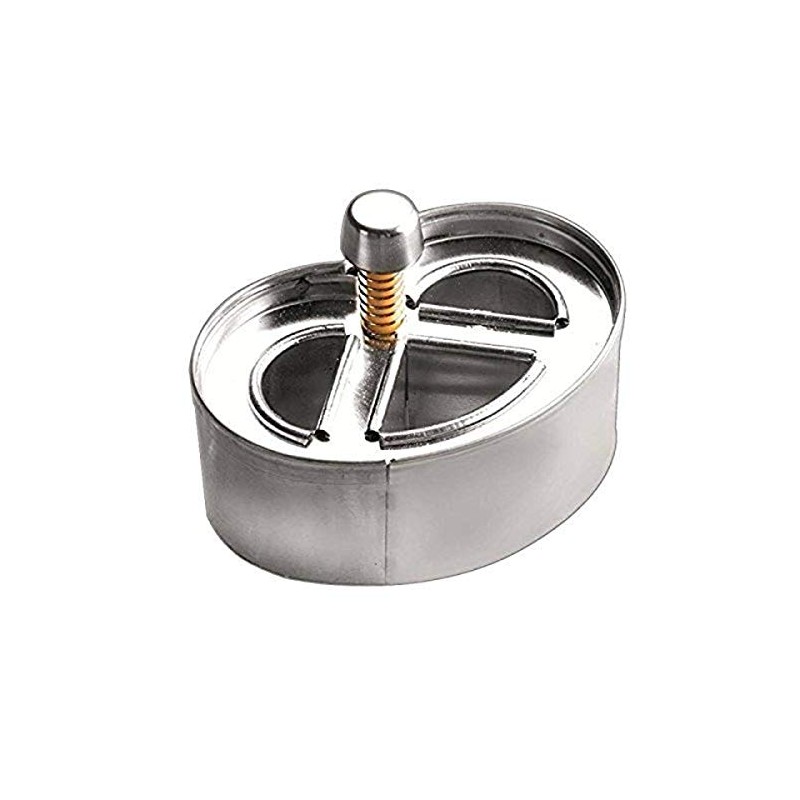 IBILI CORTAPASTAS BREZEL, Stainless Steel, Silber, 6.5 x 4.5 x