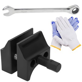 Suevut Suspension Strut Spreader with Split Hub - Knuckle Spreader for Precise Shock Absorber Disassembly, Universal Tool for Car and Truck Suspension, Includes Wrench & Glove Set