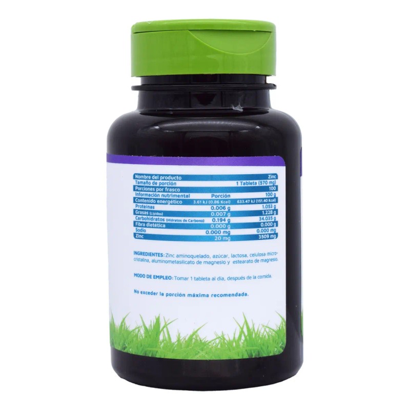 Vidanat Zinc 100 Tabletas Sabor