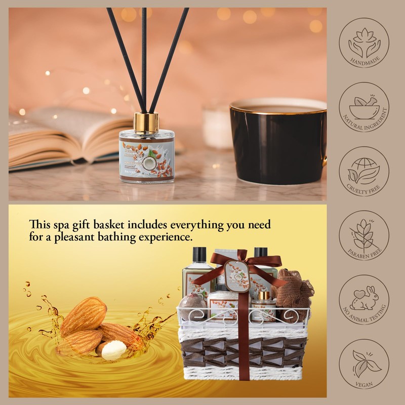 Bath and Body Gift Basket For Women and Men Spa