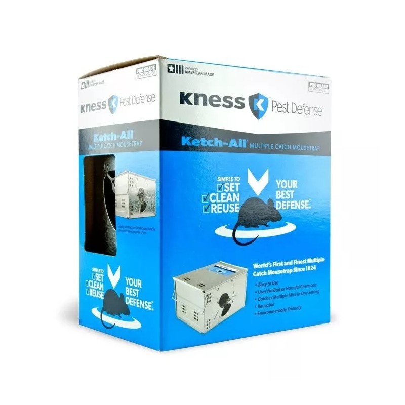 Kness Ketch-All Multiple Catch Live Mouse Trap & Drowning Attachment
