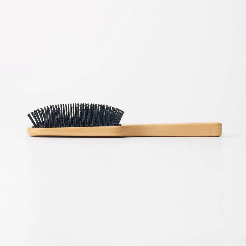MUJI 82575149 Beech Wood Scalp Care Brush, Total Length 9.3