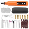 Powerful Mini Cordless Rotary Tool Kit with 5-Speed and USB