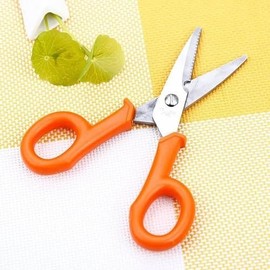 CABLEPELADO Elektrikerschere, 14 cm, Edelstahl, orange, scharfe Klingen zum Schneiden und Schälen von Drähten, ergonomischer und robuster Griff, vielseitig einsetzbar, robustes Material