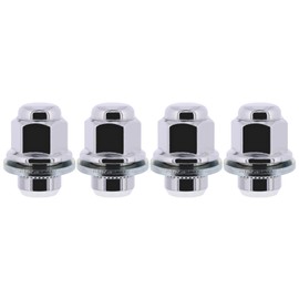 DPAccessories Chrome Lug Nuts | Compatible Replacement for Toyota-Lexus | 90084-94001, 90942-A1009, 90942-01033 | Factory/OEM Wheels Only | Pack of 4 | LCM3C6HCOCH04004