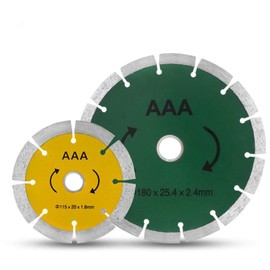 ShopXJ Diamond Cutter Set of 3 for Disc Grinder Granite Tile Marble (125mm * 22.2 * 2.0)