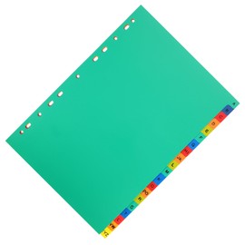 jojofuny 21pcs Aesthetic Binder Dividers Detachable Tabs for Notebooks Material for Organizing Documents and Study Materials Identification for Quick Access