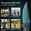 Folding Pocket Knife with CPM Steel Blade & Nylon Handle