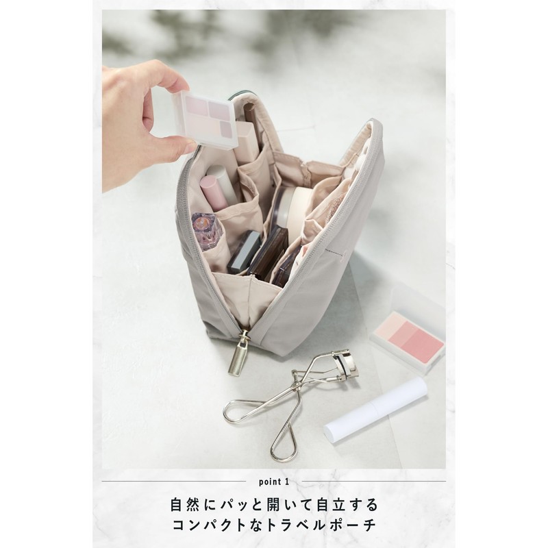 Kokuyo BIZRACK Travel Pouch Size M Gray AMBG-BR210M