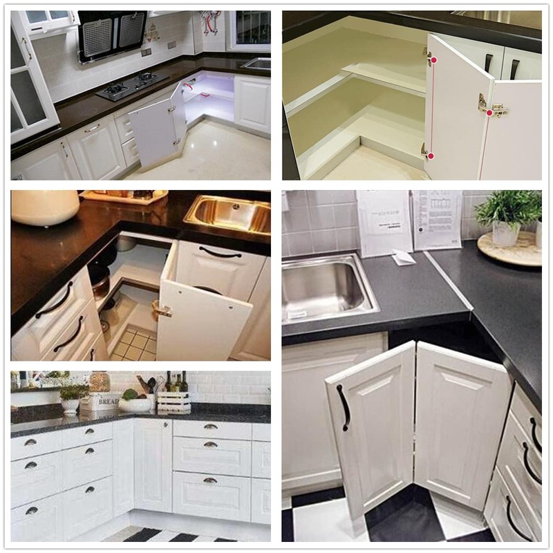 TamBee 135 Degree Corner Hinges Kitchen Cabinet Hinges Cupboard Hinges