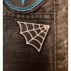 Unbranded Spiderweb Iron-On/Sew-On Embroidered Patch Cobweb Patch