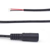 ELNONE 2PCS DC Power Female Pigtail Cable,22AWG 0.3M/1FT 5.5mm x