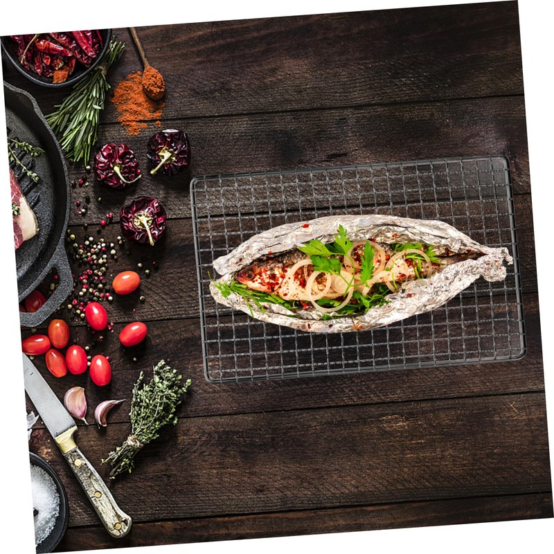 SUPVOX 1Pc Multi Function Barbecue Net for Camping and Outdoor