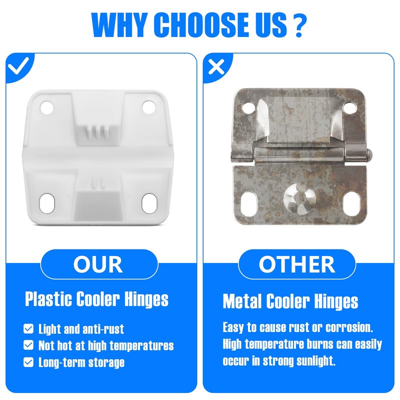 Cooler Hinges Replacement for Coleman Xtreme Cooler Hinges, Fits Coleman