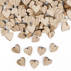 100pcs Wedding Table Decoration Confetti Wooden Heart Confetti Rustic Small Table Scatters