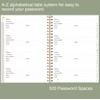 Password Book with Alphabetical Tabs - Large Size Password Keeper
