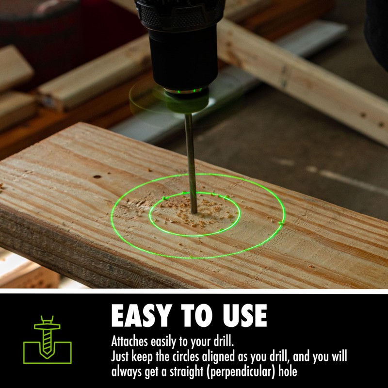 BullseyeBore Core CG1-100 Drill Guide for Straight Holes - Magnetic