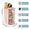 WCHOSOZH 3-Tier Clear Hair Accessories Organizer with Hair Brushes Holder,