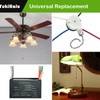 YukiHalu Ceiling Fan Pull Chain Switch 3 Speed 4 Pre-Installed