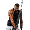 Sarini Triceps Rope Cable Attachment, 3 Handle Lengths in 1