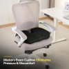 Sweet Home Collection Memory Foam Comfort Ergonomic Chair Cushion -