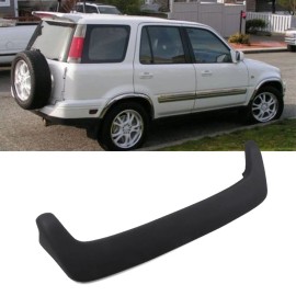 top-refiting Rear Wing Spoiler For 1997-2001 Honda CRV w/LED 3rd Brake Light Matte Black