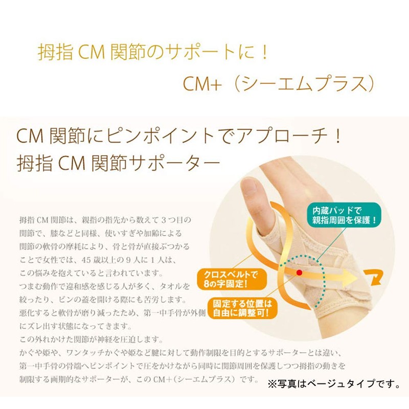 bonbone CM+ Finger Supporter, Black, M