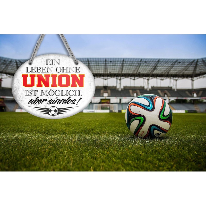 schilderkreis24 Tin Sign Football Sign "Ein Leben ohne Union ist