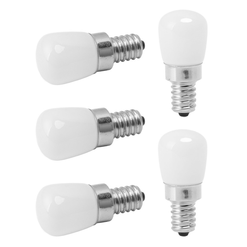 5Pcs LED Refrigerator Light Bulb Fridge Lamp E12 for Freezer