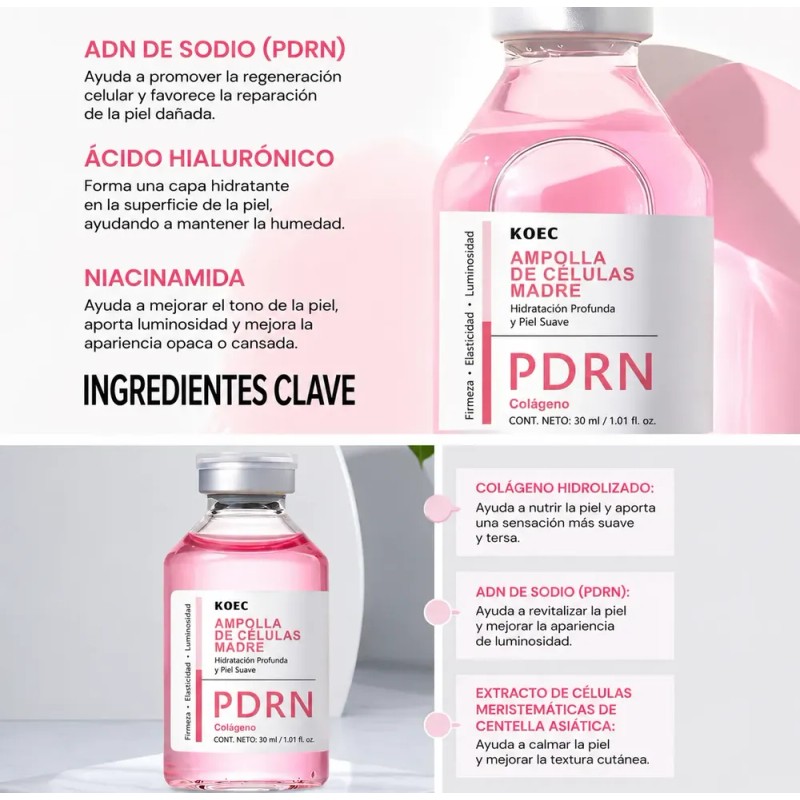 Pdrn De Salmon Para Dermapen Hidratante Para Dermapen 30 Ml