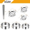 Ravioli Shaper, 7-Piece Stainless Steel Dumpling Ravioli Shaper Set, Ravioli