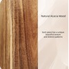 Acacia Wood Cutting Board with Handle, Wooden Cutting Boards, Chopping