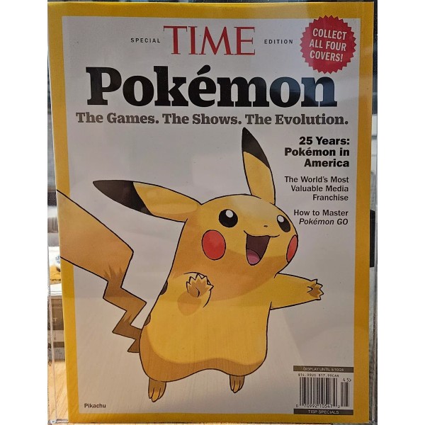 2024 Pikachu Time Magazine Limited Edition Sold Out Mint In