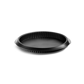 Lékué CLASSIC QUICHE, Quiche-Form, 28 cm, schwarz, LKE, Silikon, Standard