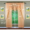 Today's Curtain Emelia Original Voile Panel 84", Peach, 60" W