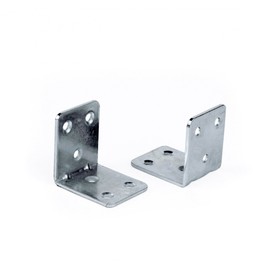 20 Pack L Bracket Corner Brace Sets Metal 1.4" x 1.2" - L Brackets for Shelves - L Metal Connector - Stainless Steel 90 Degree Right Angle Brackets - Furniture Connector - Based in USA