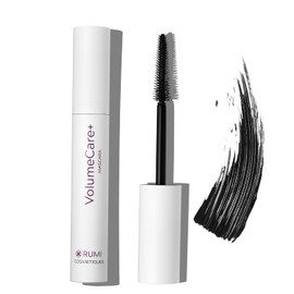 Rumi Cosmetiques VolumeCare+ Mascara for Older Women, Natural Black