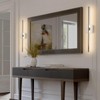 Goosebrite Modern LED Wall Sconces Set of Two, Hardwired Wall