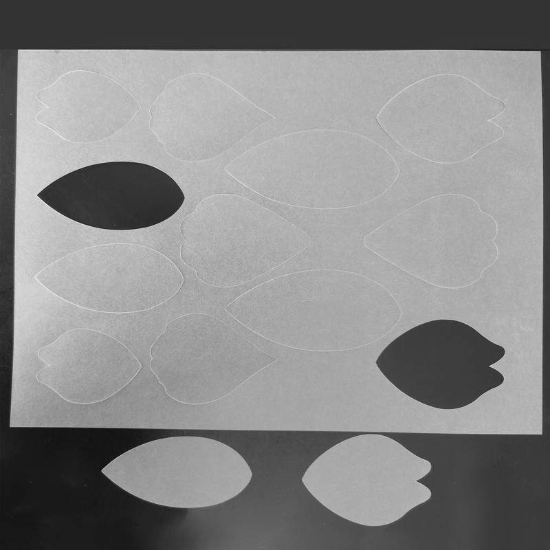 8pcs Heat Shrink Paper for Kids Double Sided High Transparency