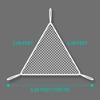 Hammock Bath Toy Storage, Corner Bath Toy Organizer for Tub,