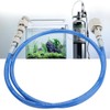1m/3.3ft Blue G1/2-14 CO2 Hose Soda Water Adapter Hose Kit