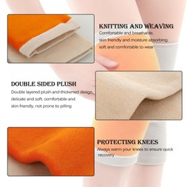 xlwen 1 Pair Leg Warmers, Knee Warmers, Warm Knee Pads, Suitable for Keeping Warm in Autumn and Winter, Air Conditioning Rooms in Summer and Various Sports., gray